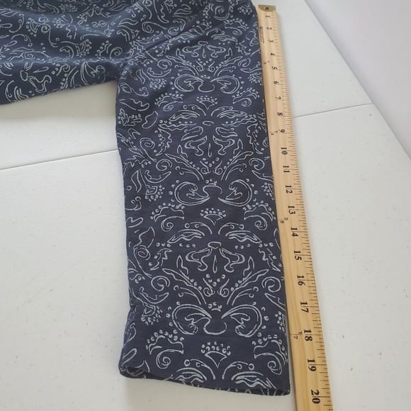 Fresh Produce Paisley Shacket Size XL Long Sleeve Cotton Shirt Jacket Blue - Picture 7 of 10